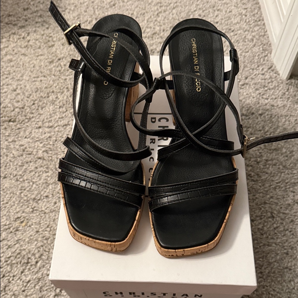 Christian Di Riccio Black Heels - Picture 3 of 7